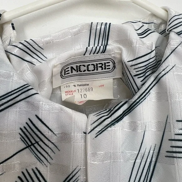 ENCORE (NWT sz 10) vintage 90s deadstock belted secretary floral midi dress - Picture 2 of 11